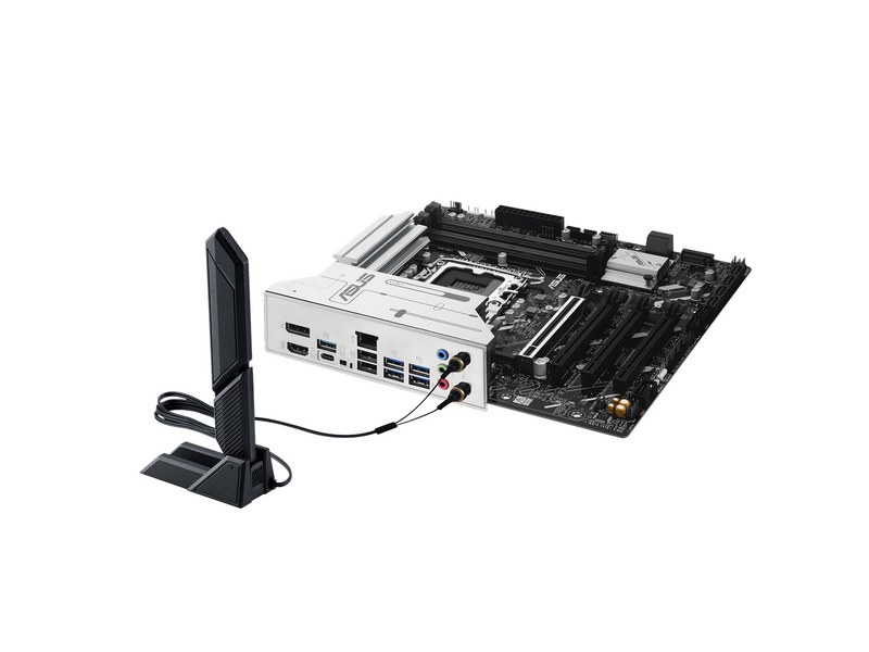 ASUS PRIME Z890M-PLUS WIFI Mainboard - Intel Z890 - Intel LGA1851 - DDR5 RAM - Micro-ATX