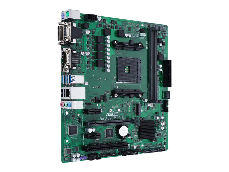 ASUS PRO A520M-C II/CSM Mainboard - AMD A520 - AMD AM4 - DDR4 RAM - Micro-ATX