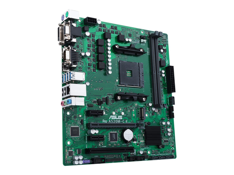 ASUS PRO A520M-C II/CSM Mainboard - AMD A520 - AMD AM4 - DDR4 RAM - Micro-ATX