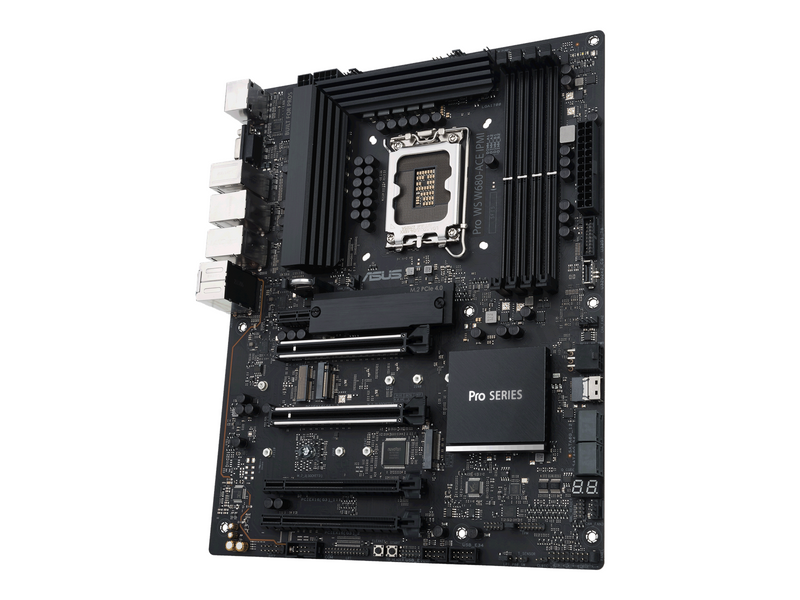 ASUS PRO WS W680-ACE IPMI Mainboard - Intel W680 - Intel LGA1700 - DDR5 RAM - ATX
