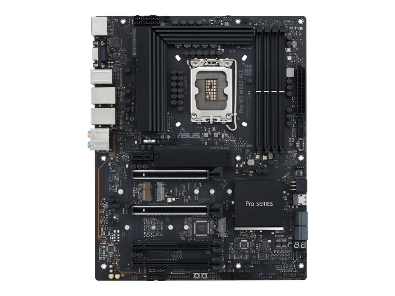 ASUS PRO WS W680-ACE Mainboard - Intel W680 - Intel LGA1700 - DDR5 RAM - ATX