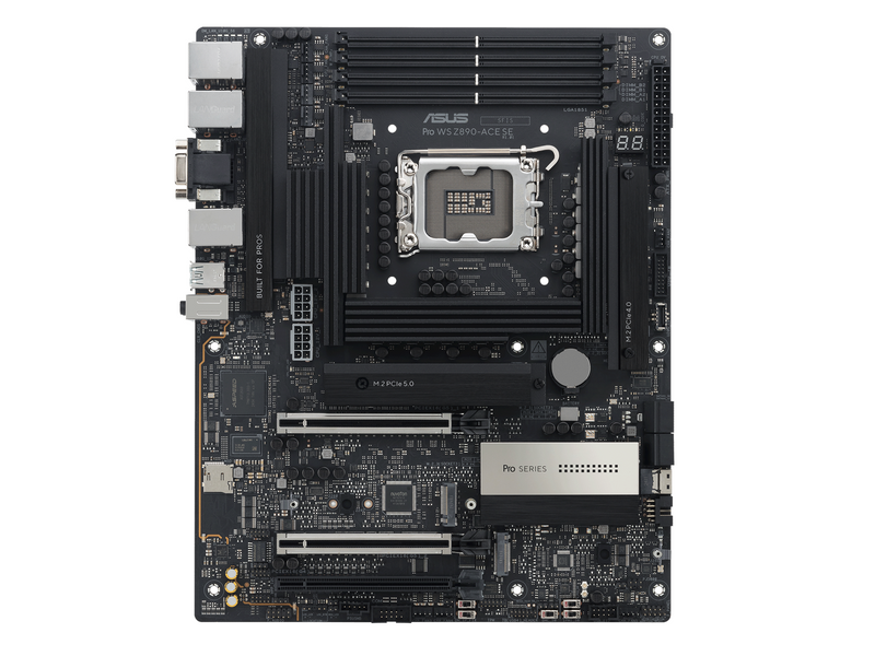 ASUS PRO WS Z890-ACE SE Mainboard - Intel Z890 - Intel LGA1851 - DDR5 RAM - ATX