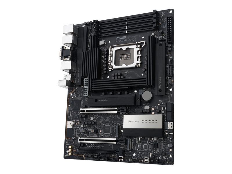 ASUS PRO WS Z890-ACE SE Mainboard - Intel Z890 - Intel LGA1851 - DDR5 RAM - ATX