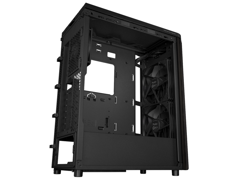 ASUS PROART PA401 Wood TG - Gehäuse - Miditower - Schwarz