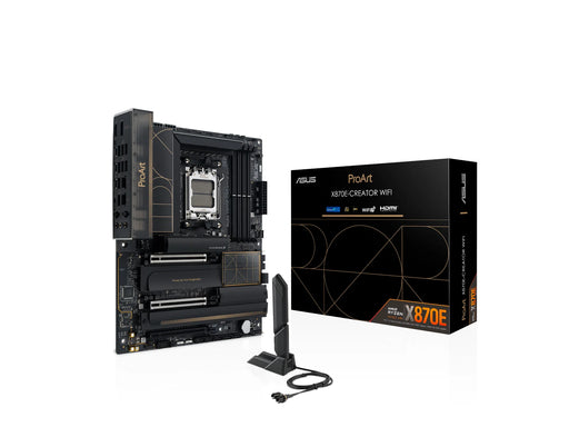 ASUS PROART X870E-CREATOR WIFI Mainboard - AMD X870E - AMD AM5 - DDR5 RAM - ATX