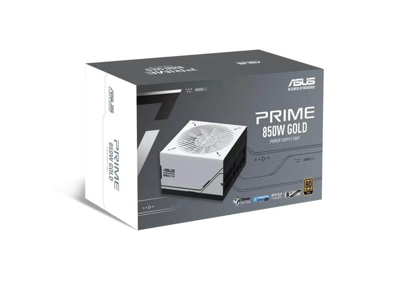 ASUS Prime 850W Netzteile - 850 Watt - ATX 3.0 - 80 Plus Gold zertifiziert