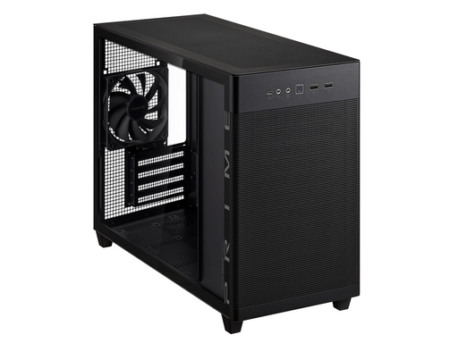 ASUS Prime AP201 Tempered Glass - Black - Gehäuse - Minitower - Schwarz