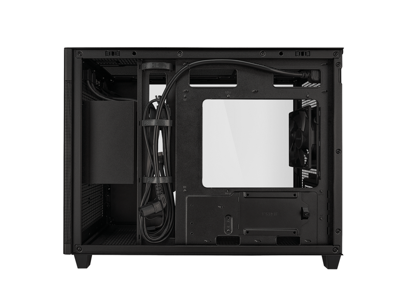 ASUS Prime AP201 Tempered Glass - Black - Gehäuse - Minitower - Schwarz