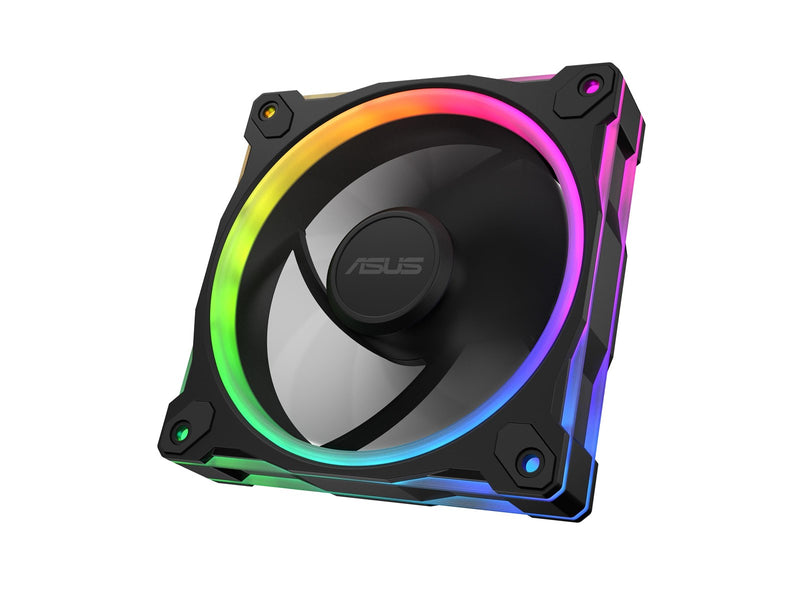 ASUS Prime MR120 Fan ARGB Black - Gehäuselüfter - 120mm - Schwarz mit RGB LED