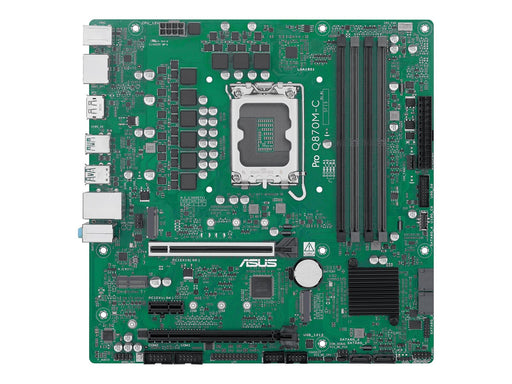 ASUS Pro Q870M-C-CSM Mainboard - Intel Q870 - Intel LGA1851 - DDR5 RAM - Micro-ATX
