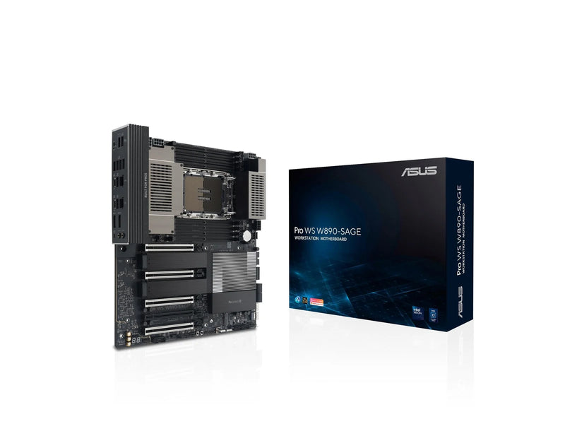 ASUS Pro WS W890-SAGE Mainboard - Intel W890 - Intel LGA4710-2 - DDR5 RAM - SSI (Server)