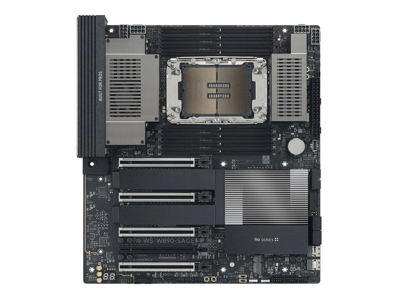 ASUS Pro WS W890-SAGE Mainboard - Intel W890 - Intel LGA4710-2 - DDR5 RAM - SSI (Server)