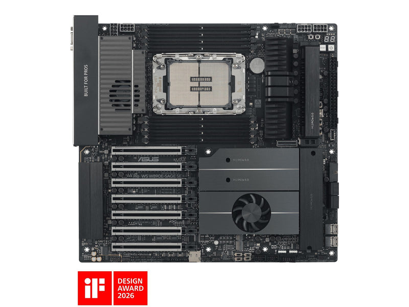 ASUS Pro WS W890E-SAGE SE Mainboard - Intel W890 - Intel LGA4710-2 - DDR5 RAM - SSI (Server)