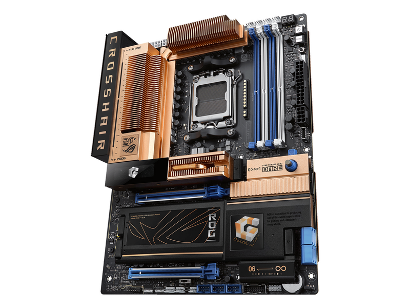 ASUS ROG CROSSHAIR 2006 Mainboard - AMD X870E - AMD AM5 - DDR5 RAM - ATX