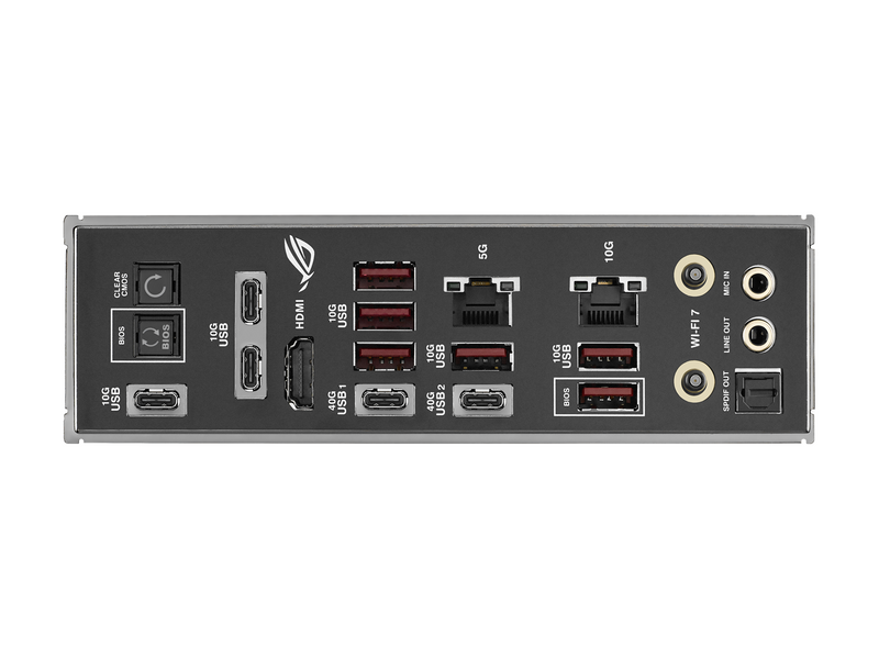 ASUS ROG CROSSHAIR X870E DARK HERO Mainboard - AMD X870E - AMD AM5 - DDR5 RAM - ATX