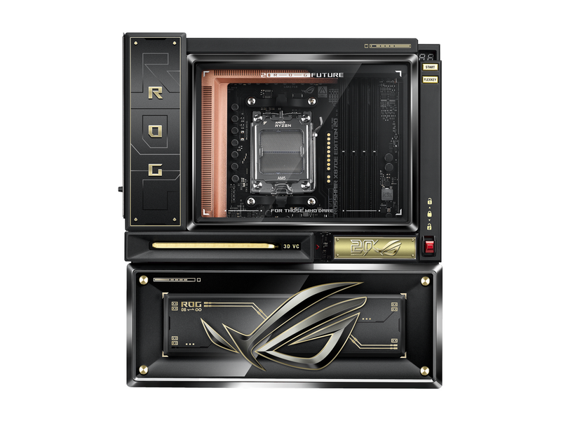 ASUS ROG CROSSHAIR X870E EDITION 20 + ROG RYUJIN 360 EDITION 20 Mainboard - AMD X870E - AMD AM5 - DDR5 RAM - Extended ATX