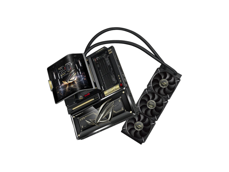 ASUS ROG CROSSHAIR X870E EDITION 20 + ROG RYUJIN 360 EDITION 20 Mainboard - AMD X870E - AMD AM5 - DDR5 RAM - Extended ATX