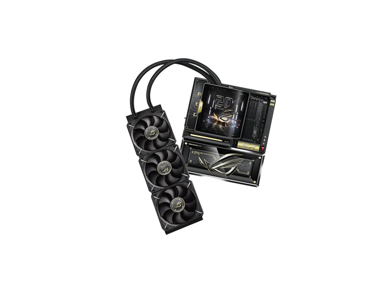 ASUS ROG CROSSHAIR X870E EDITION 20 + ROG RYUJIN 360 EDITION 20 Mainboard - AMD X870E - AMD AM5 - DDR5 RAM - Extended ATX