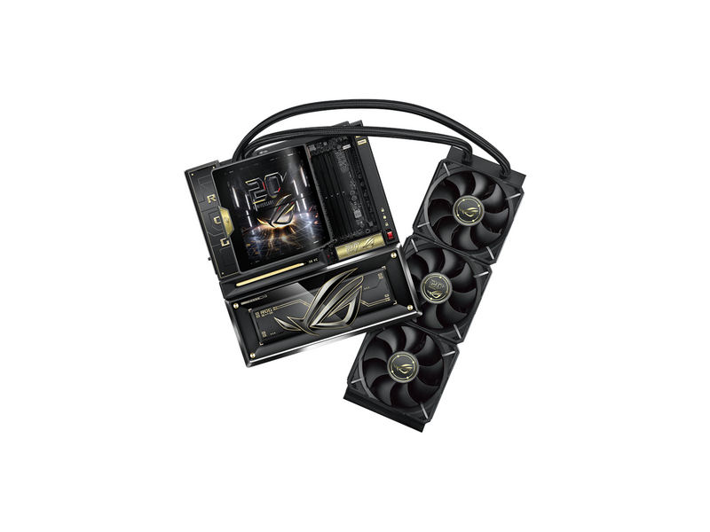 ASUS ROG CROSSHAIR X870E EDITION 20 + ROG RYUJIN 360 EDITION 20 Mainboard - AMD X870E - AMD AM5 - DDR5 RAM - Extended ATX