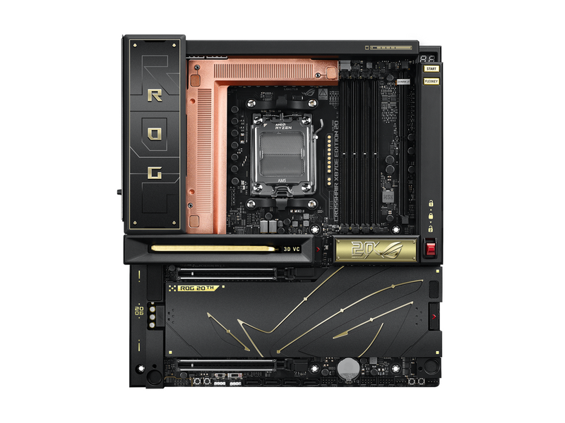 ASUS ROG CROSSHAIR X870E EDITION 20 + ROG RYUJIN 360 EDITION 20 Mainboard - AMD X870E - AMD AM5 - DDR5 RAM - Extended ATX