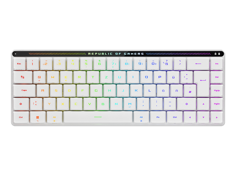 ASUS ROG FALCHION Low Profile RX Optical - DE - Gaming Tastatur (TKL) - Deutsch - Schwarz