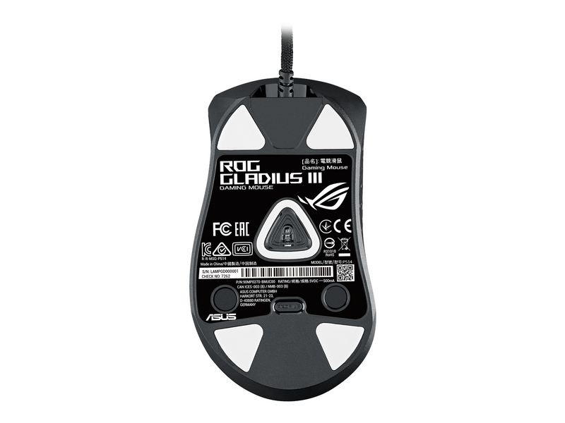 ASUS ROG Gladius III - Gaming Maus (Schwarz mit RGB)