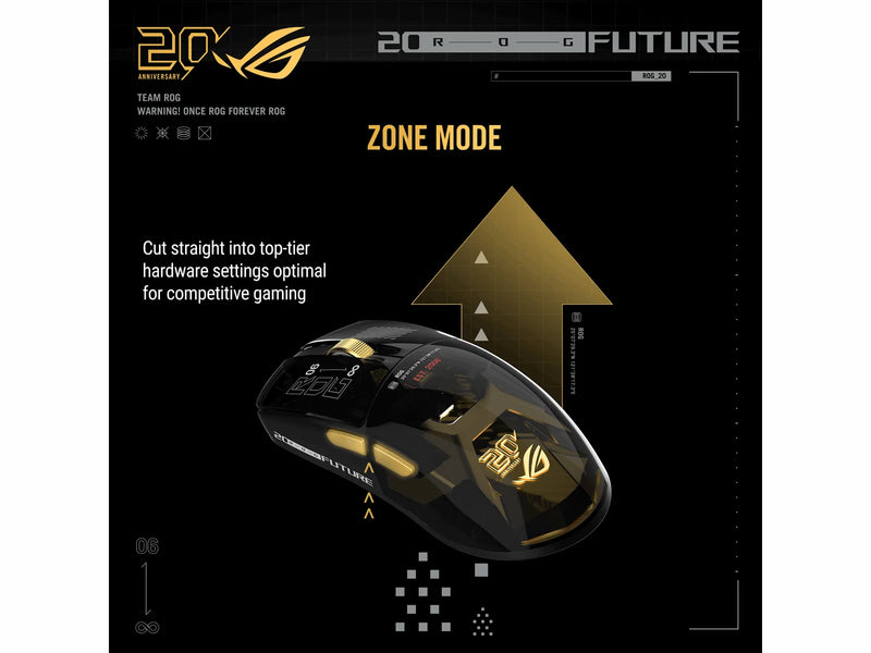 ASUS ROG Harpe II Extreme Edition 20 - Gaming Maus (Schwarz)