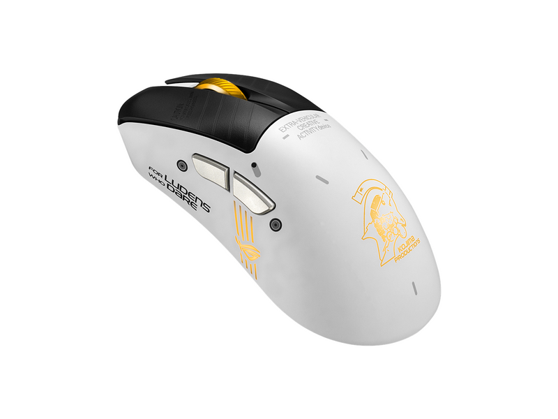 ASUS ROG Keris II Origin - Kojima Edition - Gaming Maus (Weiß mit RGB Licht)
