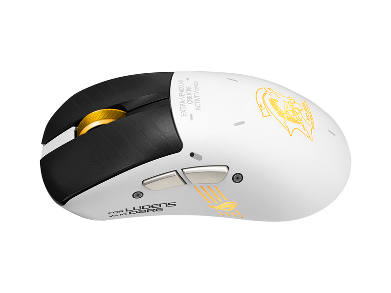 ASUS ROG Keris II Origin - Kojima Edition - Gaming Maus (Weiß mit RGB Licht)