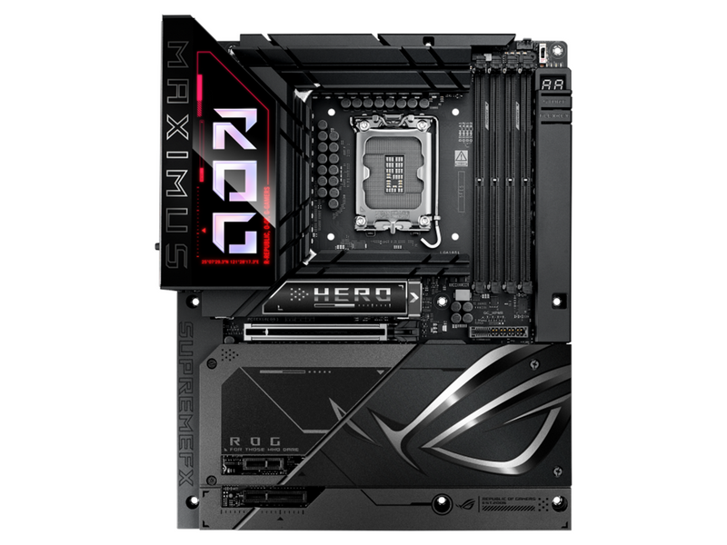 ASUS ROG MAXIMUS Z890 HERO BTF Mainboard - Intel Z890 - Intel LGA1851 - DDR5 RAM - ATX (BTF Standard)