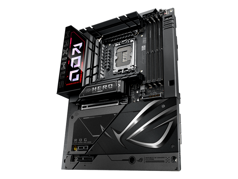 ASUS ROG MAXIMUS Z890 HERO BTF Mainboard - Intel Z890 - Intel LGA1851 - DDR5 RAM - ATX (BTF Standard)