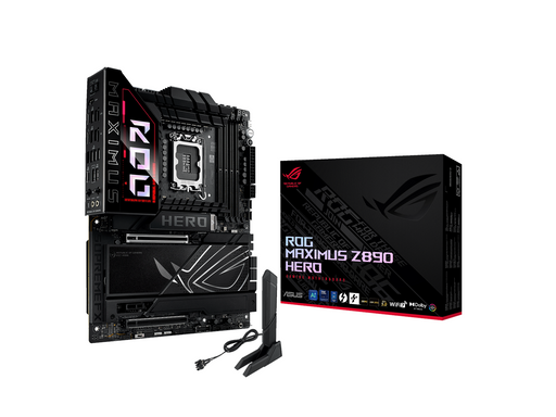 ASUS ROG MAXIMUS Z890 HERO Mainboard - Intel Z890 - Intel LGA1851 - DDR5 RAM - ATX