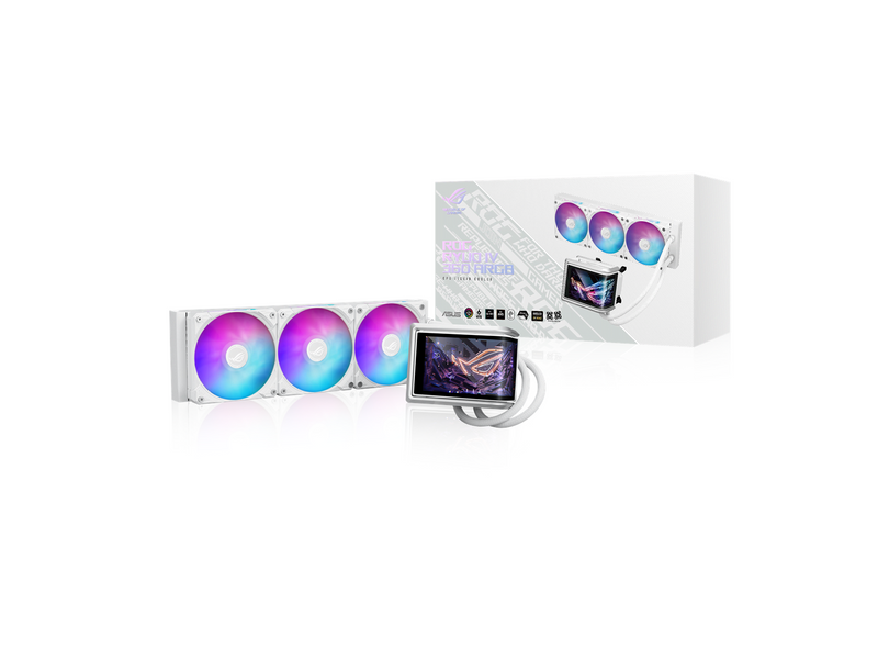 ASUS ROG RYUO IV 360 ARGB WHITE - CPU-Wasserkühlung - Max 30 dBA