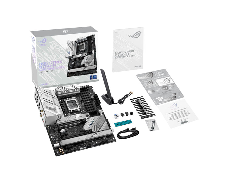 ASUS ROG STRIX B760-A GAMING WIFI (V2) Mainboard - Intel B760 - Intel LGA1700 - DDR5 RAM - ATX