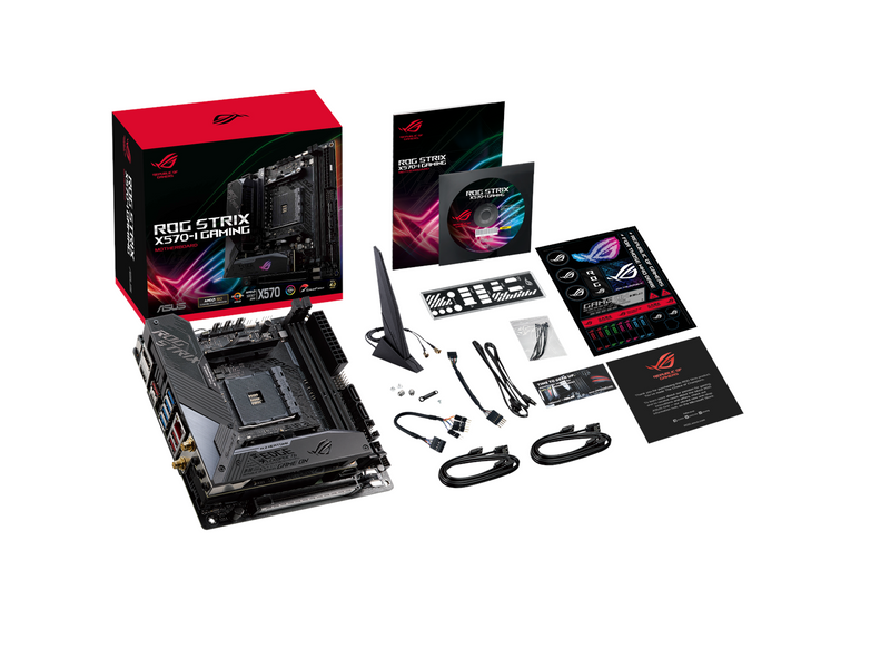 ASUS ROG STRIX X570-I GAMING Mainboard - AMD X570 - AMD AM4 - DDR4 RAM - Mini-ITX