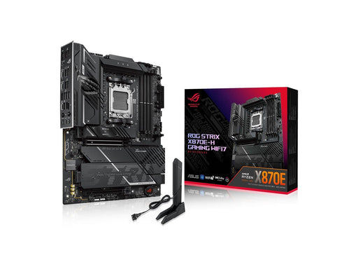 ASUS ROG STRIX X870E-H GAMING WIFI7 Mainboard - AMD X870E - AMD AM5 - DDR5 RAM - ATX