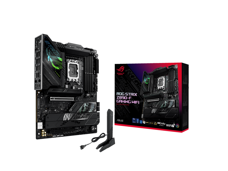 ASUS ROG STRIX Z890-F GAMING WIFI Mainboard - Intel Z890 - Intel LGA1851 - DDR5 RAM - ATX