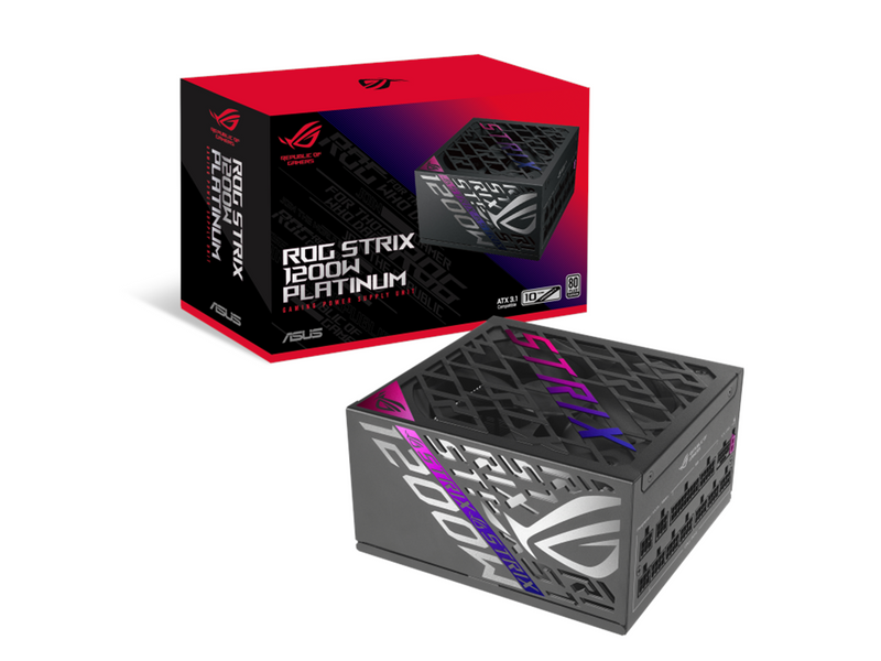 ASUS ROG Strix 1200W Platinum Netzteile - 1200 Watt - 135 mm - ATX 3.1 - 80 Plus Platinium