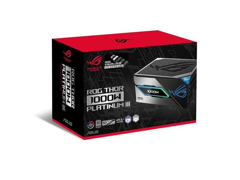 ASUS ROG THOR 1000W Platinum III (ROG Equalizer) Netzteile - 1000 Watt - ATX 3.1 - 80 Plus Platinium