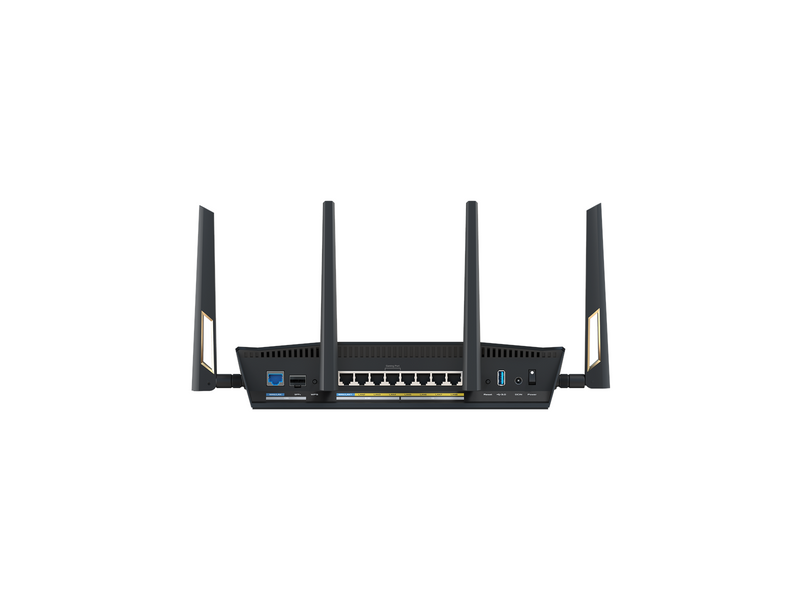 ASUS RT-BE88U -Wi-Fi 7 - 9-Port - 3-PortWAN - Wireless router 802.11a/b/g/n/ac/ax/be (Wi-Fi 7)
