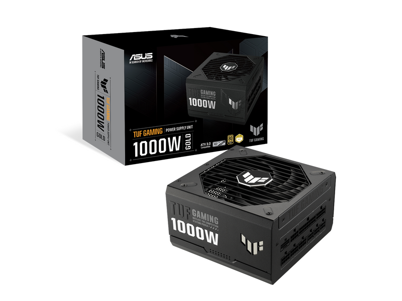 ASUS TUF GAMING 1000G Netzteile - 1000 Watt - 135 mm - ATX 3.1 - 80 Plus Gold zertifiziert