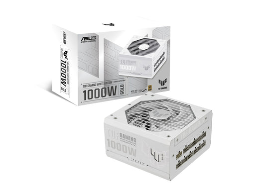 ASUS TUF GAMING 1000G - White Netzteile - 1000 Watt - 135 mm - ATX 3.1 - 80 Plus Gold zertifiziert