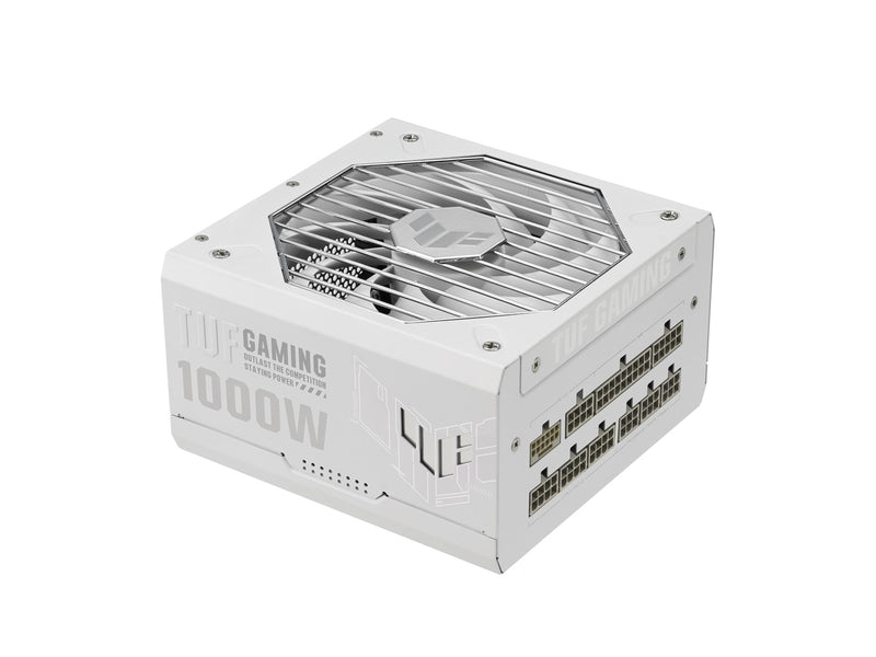 ASUS TUF GAMING 1000G - White Netzteile - 1000 Watt - 135 mm - ATX 3.1 - 80 Plus Gold zertifiziert