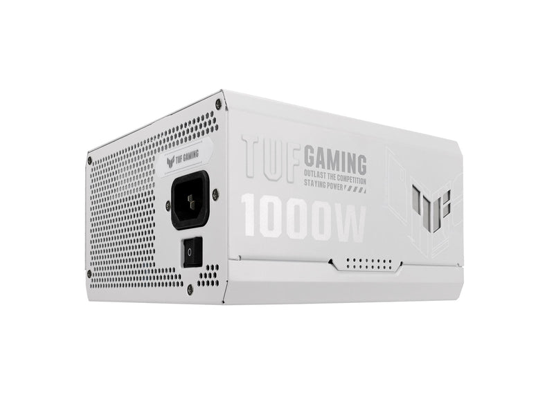 ASUS TUF GAMING 1000G - White Netzteile - 1000 Watt - 135 mm - ATX 3.1 - 80 Plus Gold zertifiziert
