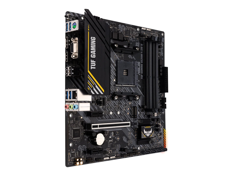 ASUS TUF GAMING A520M-PLUS II Mainboard - AMD A520 - AMD AM4 - DDR4 RAM - Micro-ATX