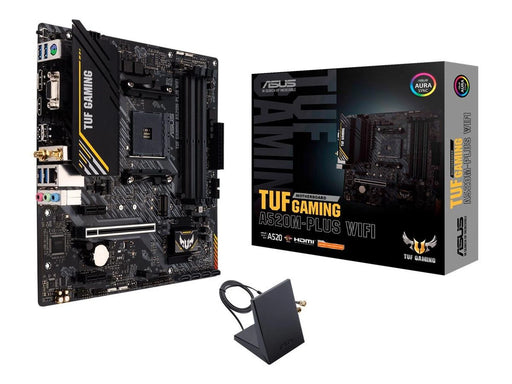 ASUS TUF GAMING A520M-PLUS WIFI Mainboard - AMD A520 - AMD AM4 - DDR4 RAM - Micro-ATX
