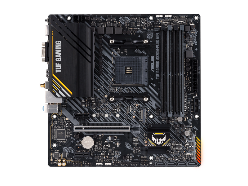 ASUS TUF GAMING A520M-PLUS WIFI Mainboard - AMD A520 - AMD AM4 - DDR4 RAM - Micro-ATX