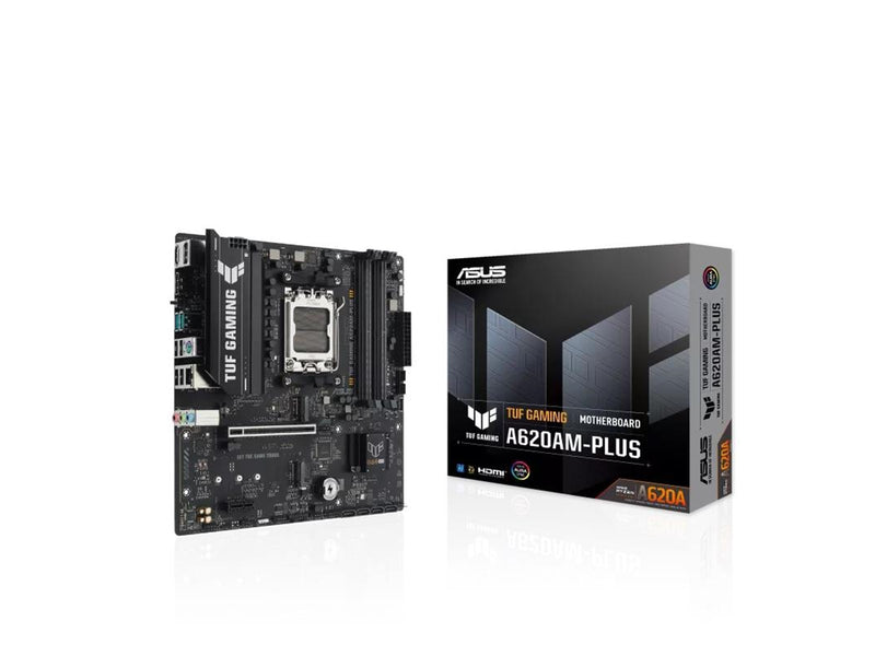 ASUS TUF GAMING A620AM-PLUS Mainboard - AMD A620A - AMD AM5 - DDR5 RAM - Micro-ATX