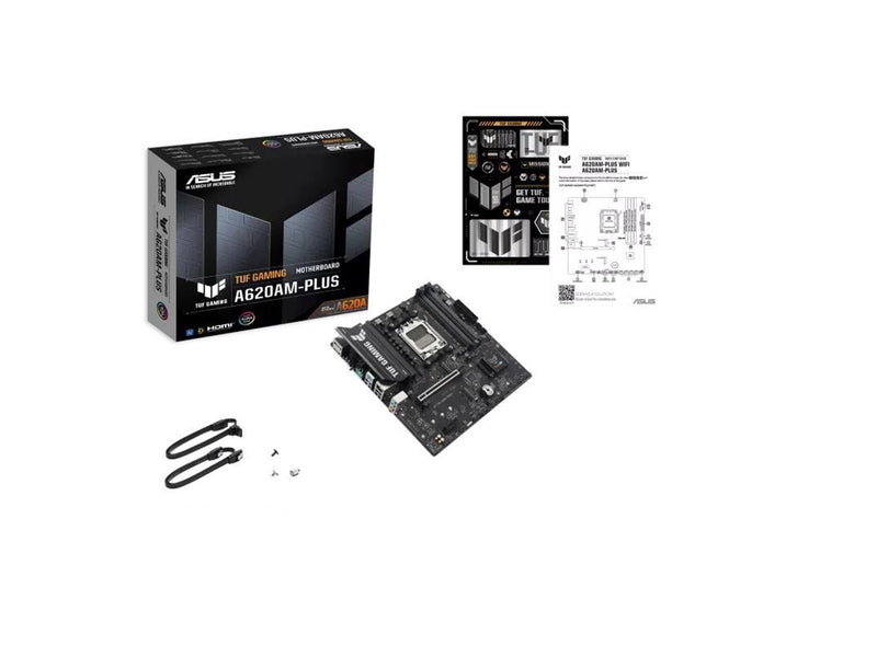 ASUS TUF GAMING A620AM-PLUS Mainboard - AMD A620A - AMD AM5 - DDR5 RAM - Micro-ATX