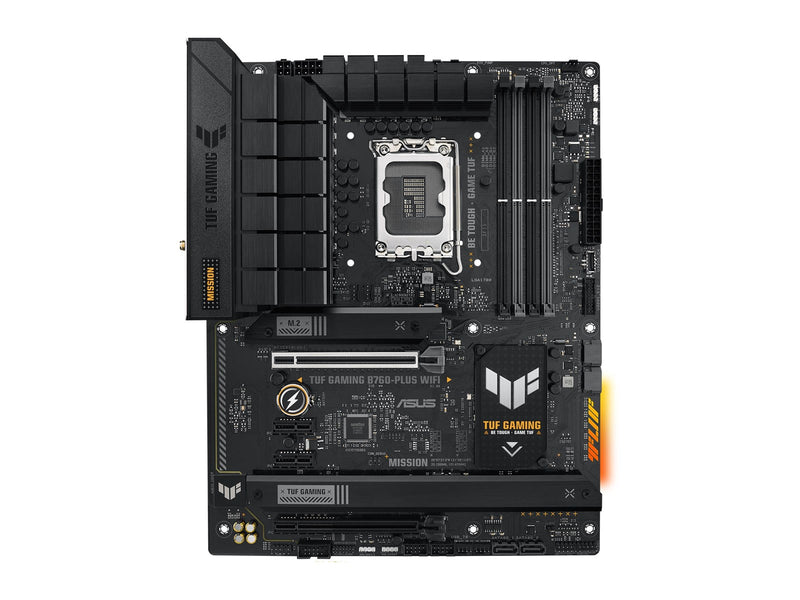ASUS TUF GAMING B760-PLUS WIFI (V2) Mainboard - Intel B760 - Intel LGA1700 - DDR5 RAM - ATX